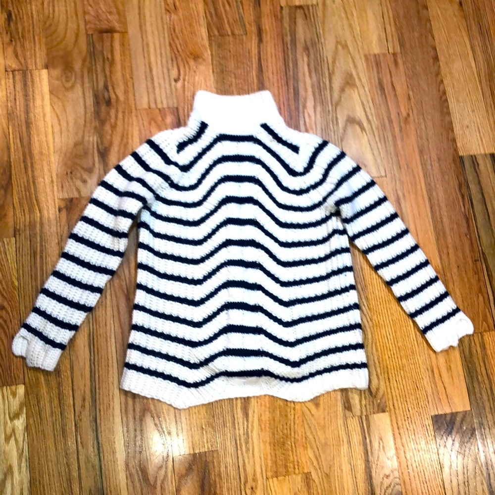 ZARA Knit wool Striped sweater S Small